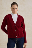 VALLEY TRİKO HIRKA BORDO