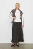 Yarasa Kol Oversize Bluz Ekru