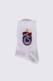 CROPPED TENİS ÇORAP RENKLİ  LOGOLU