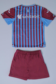 JOMA 24/25 ÇUBUKLU FORMA BORDO ŞORT BEBE SET