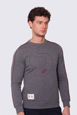 SWEAT KOLU BİYELİ ÖNÜ İÇ LOGO BASKILI