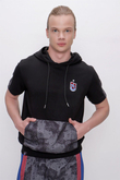 SWEATSHİRT YARIM KOLLU NAKIŞ LOGOLU