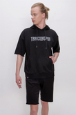 SWEATSHİRT YARIM KOLLU OVERSİZE