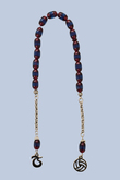TESBİH TOP LOGOLU OVAL TAŞLI