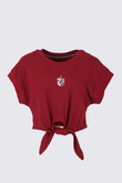 TSHİRT BİSİKLET YAKA 1967 BASKILI CROP