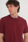 TSHIRT BİSİKLET YAKA CEPLİ
