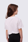 TSHİRT BİSİKLET YAKA CROP