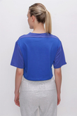 TSHİRT BİSİKLET YAKA CROP