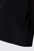 TSHİRT BİSİKLET YAKA İÇ LOGO BASKILI CROP