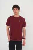 TSHIRT OMUZ VE KOLLARI ZİNCİR DİKİŞLİ