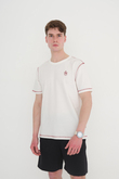 TSHIRT OMUZ VE KOLLARI ZİNCİR DİKİŞLİ