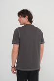 TSHIRT OMUZ VE KOLLARI ZİNCİR DİKİŞLİ
