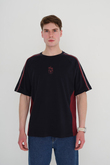 TSHIRT OMZU ÇİFT ÇİZGİLİ