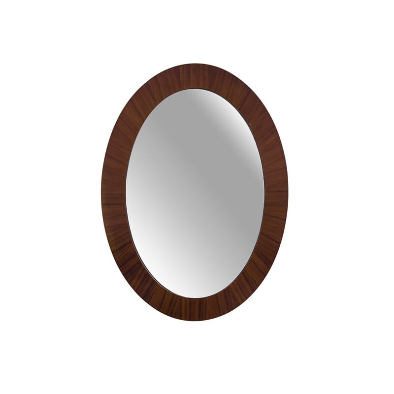 AG Selection - AG Selection Ahşap Çerçeve Oval Ayna
