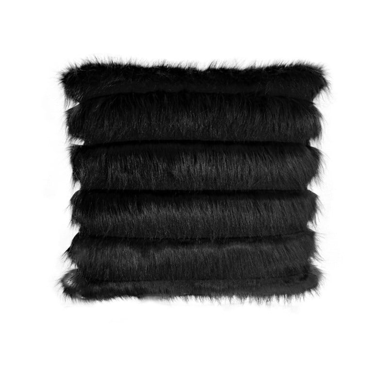 AG Selection - AG SELECTİON FİTİLLİ SİYAH KARE KÜRK KIRLENT