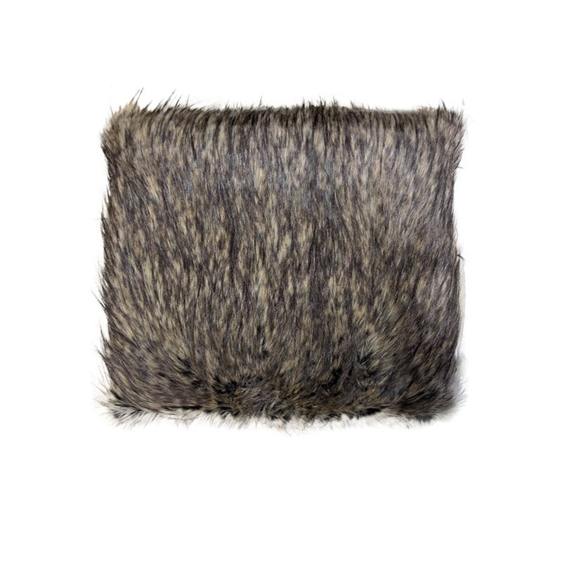 AG Selection - AG SELECTİON  KOYU KIRÇIL KAHVE KARE KÜRK KIRLEN