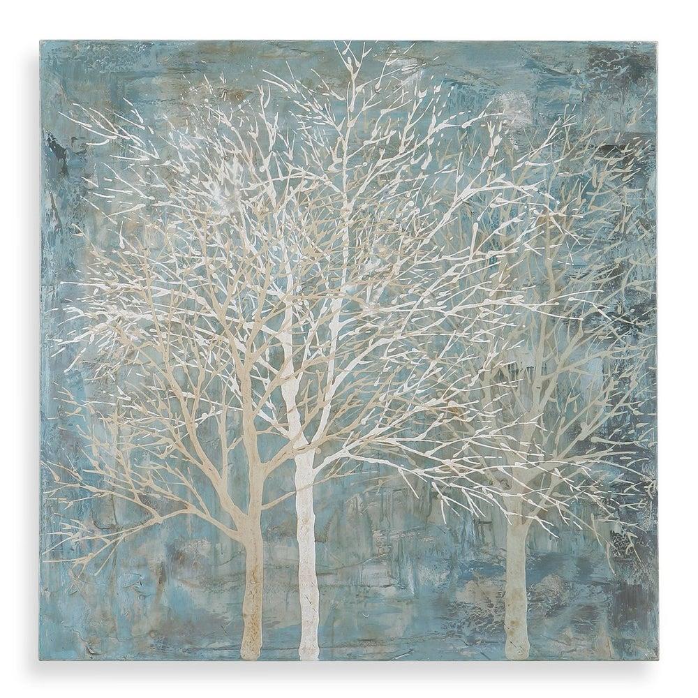Artmim - UTTERMOST MUTED SILHOUETTE HAND PAINTED CANVAS TABLO