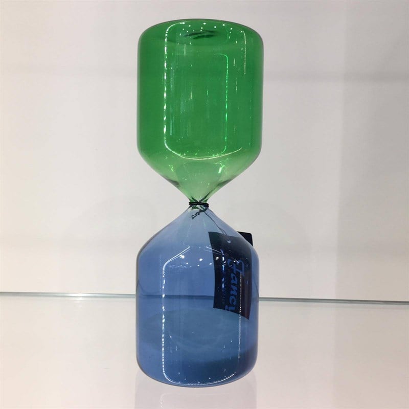 Fancy - Fancy ASS.GLASS SANDTIMER GRENN-BLUE KÜÇÜK