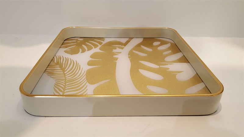 Fancy - Fancy Big SQ.Mirror Tray Tropıcal