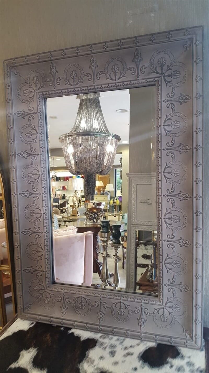 Fancy - Fancy GREY RECT.IRON MIRROR
