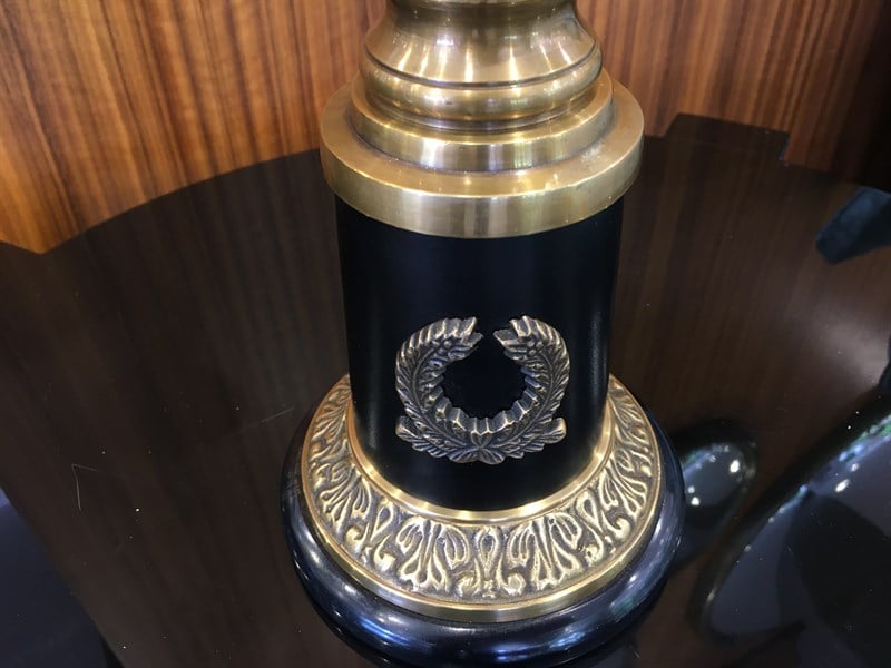 Fancy Candlestıck Black/Gold Rıtz H53