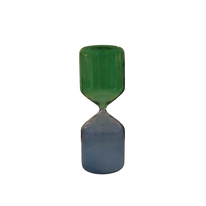 Fancy - Fancy ASS.GLASS SANDTIMER GRENN-BLUE KÜÇÜK