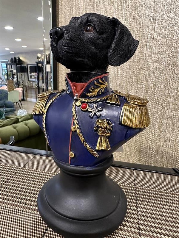 Fancy - S 2 Boxer Labladorhead In Resin