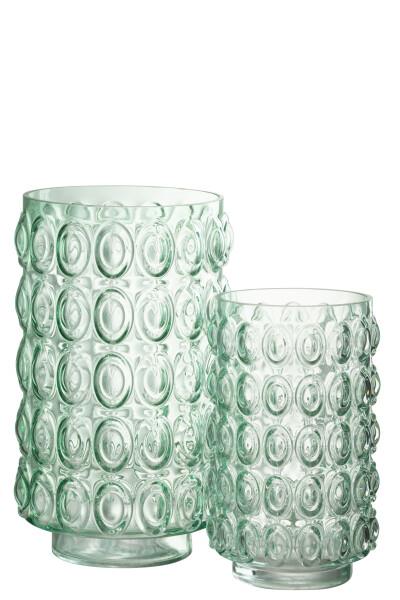 JOLIPA - Jolipa Bubbles Glass Light Green Large Vazo