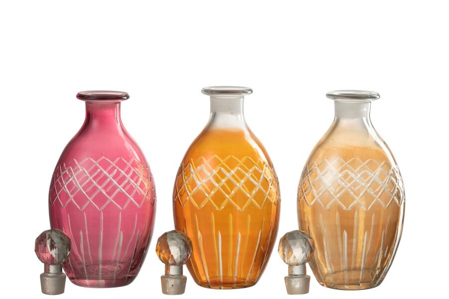 JOLIPA - Jolipa Carafe Check Round Glass Mix Set3