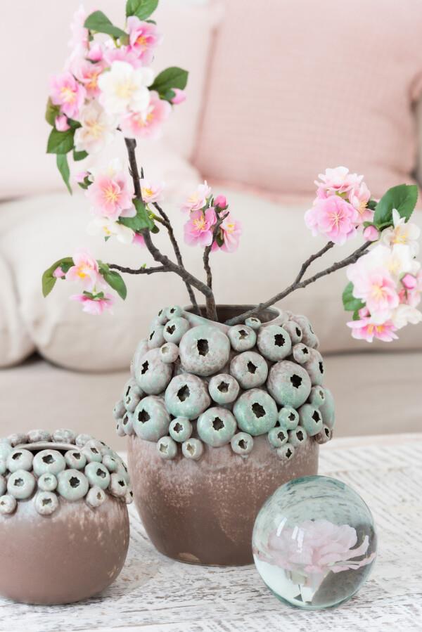 JOLIPA - Jolipa Paperweight Rose Glass Pink Small