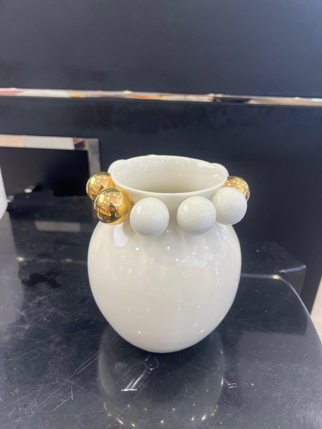Maji Atelier - MAJİ COSMOS GOLD VAZO 15 CM