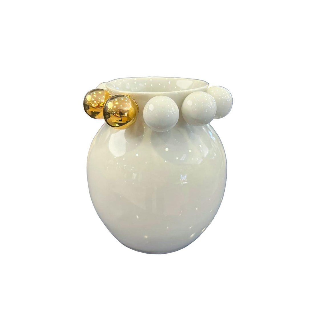 Maji Atelier - MAJİ COSMOS GOLD VAZO 15 CM
