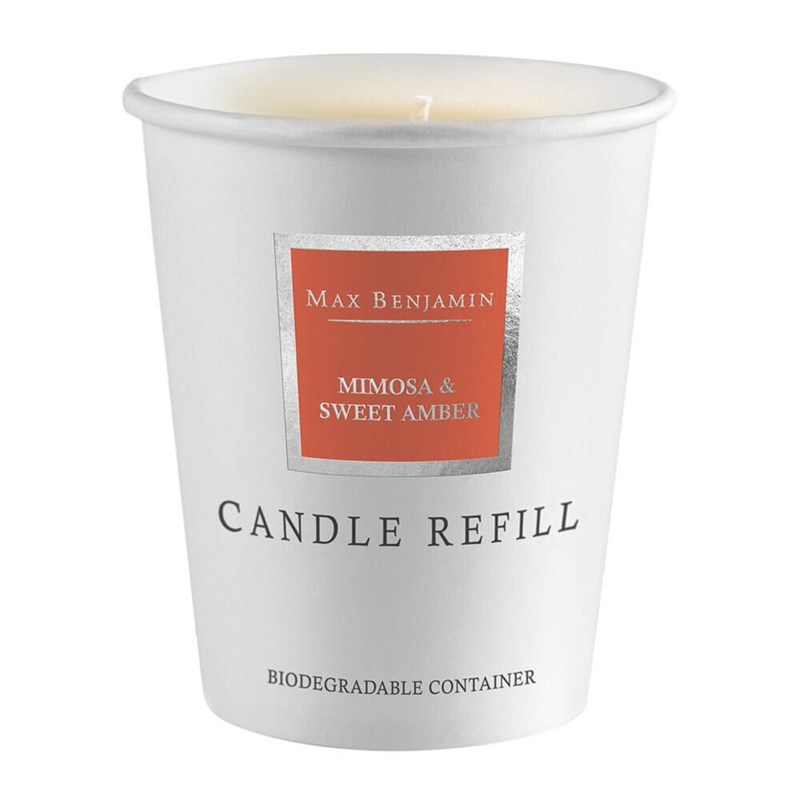 Max Benjamin - MIMOSA & SWEET AMBER CANDLE REFILL 190 G