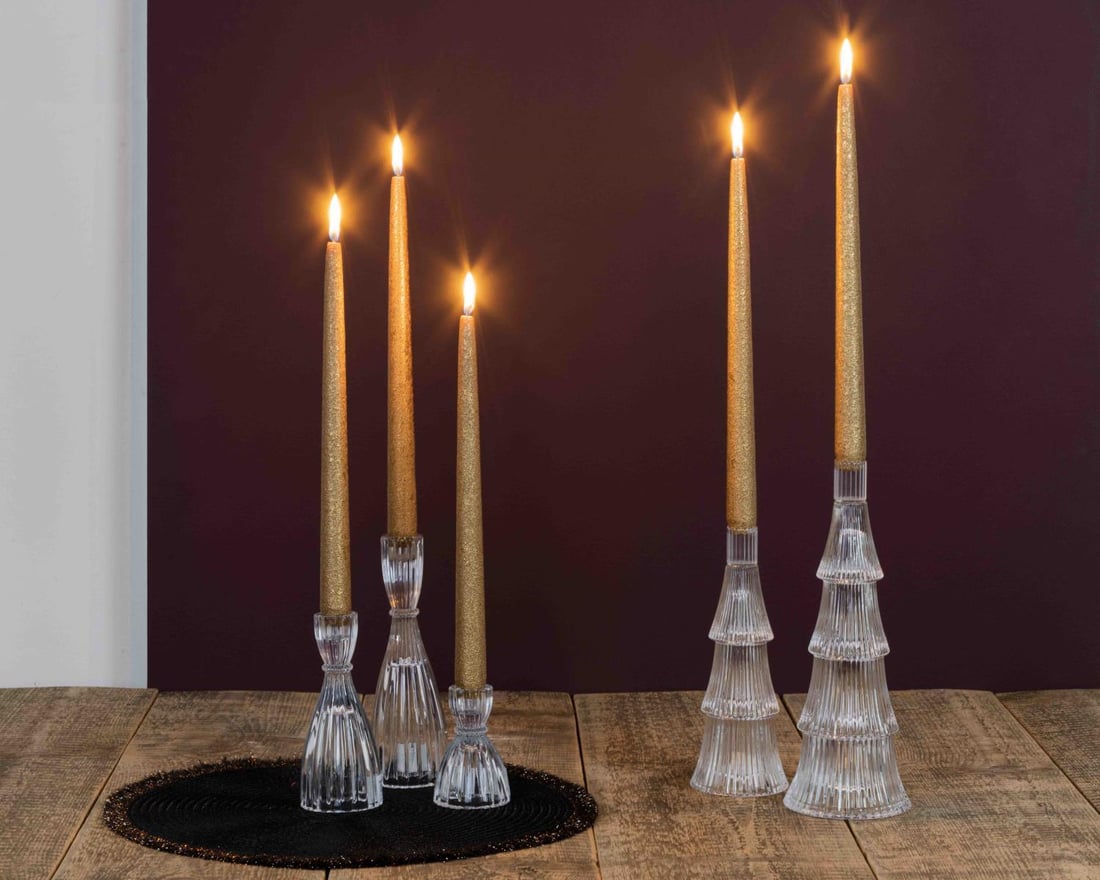 RASTELI - Rasteli Dame D'Honneur Glass Taper Holder