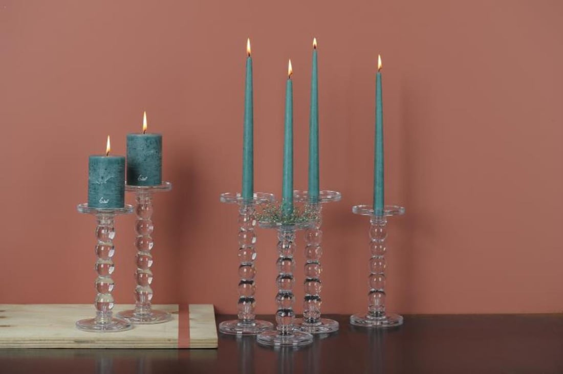 RASTELI - Rasteli Pila Di Palline Glass Candle Holder