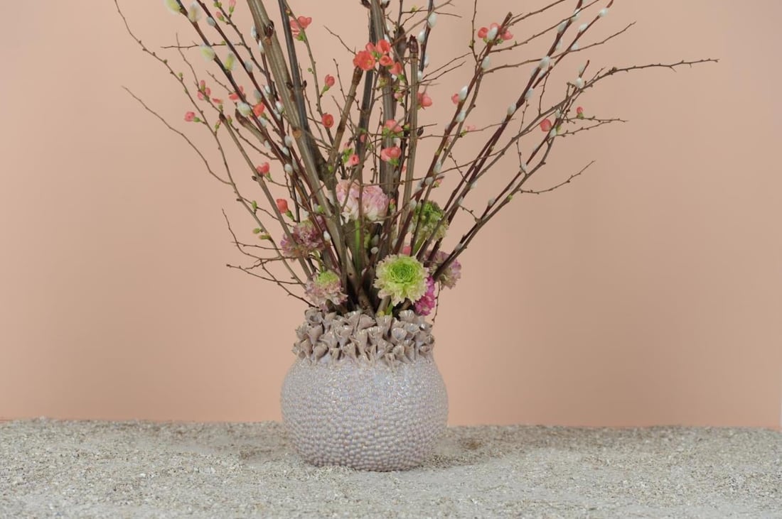 RASTELI - Rasteli Riffkoralle Ceramic Flowerpot  Medium