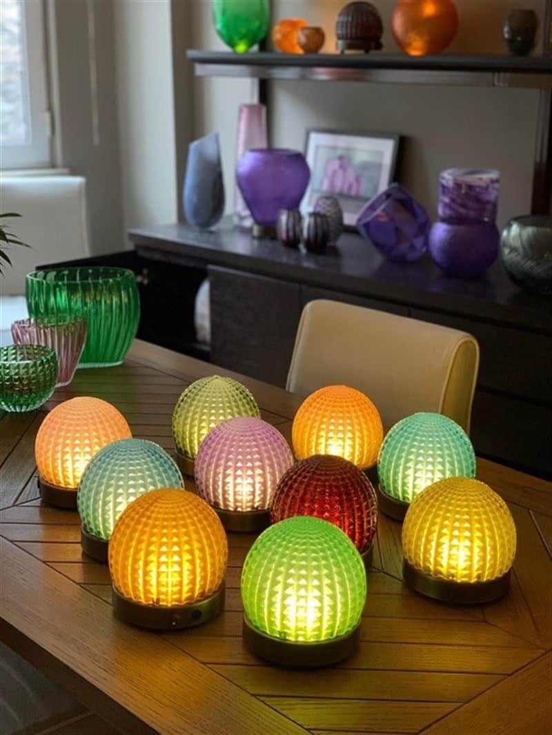 Sırça - SIRÇA CACTUS ŞARJLI LAMBA BAKIR