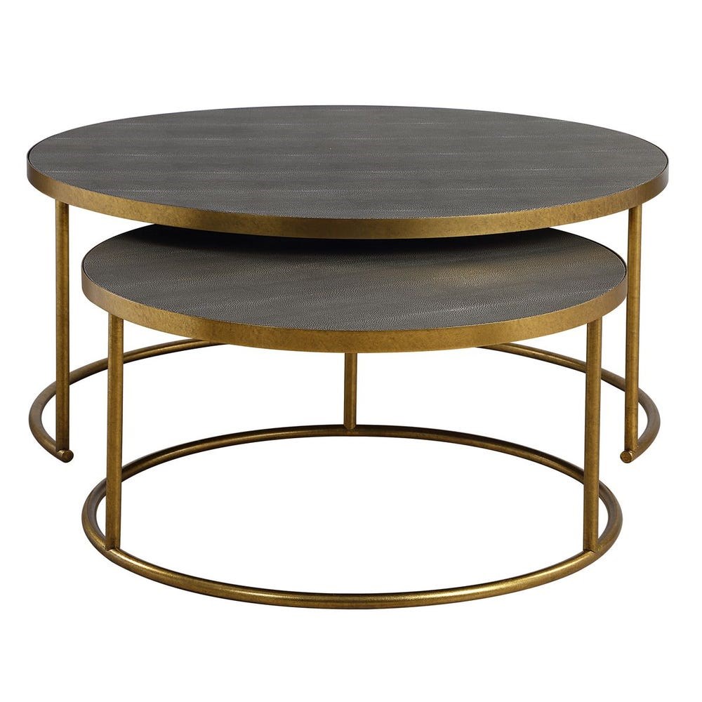 Uttermost - Uttermost Aragon İç İçe Geçen Sehpa Takımı 2'li set