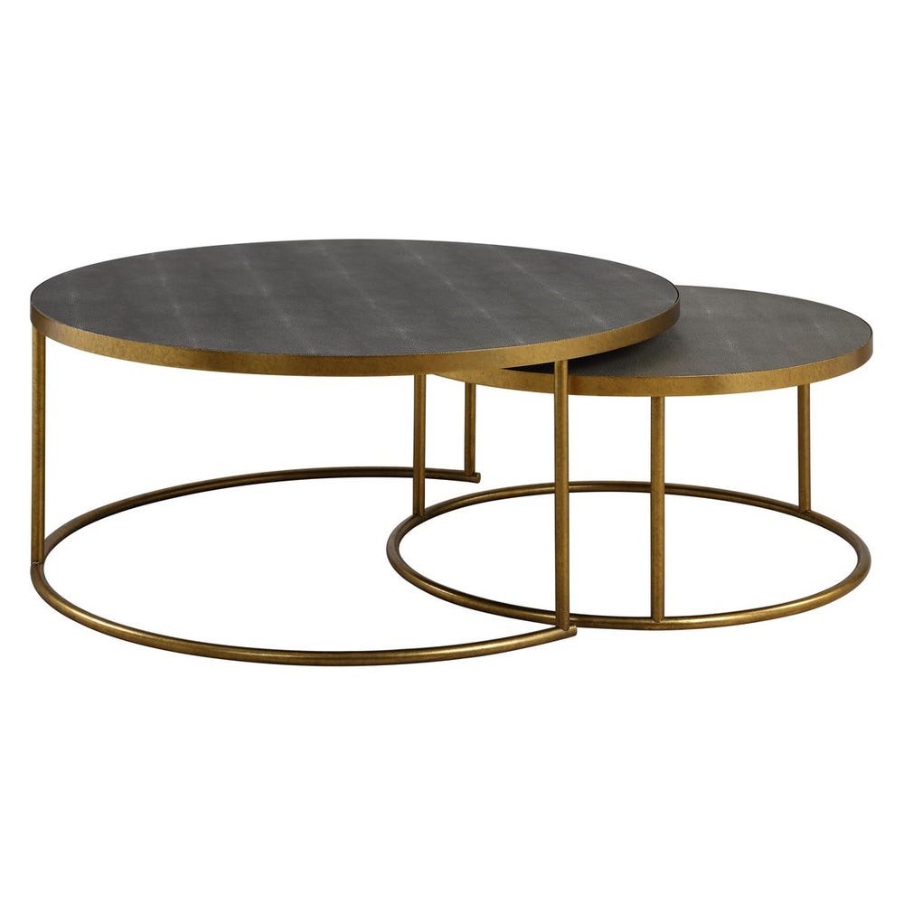 Uttermost - Uttermost Aragon İç İçe Geçen Sehpa Takımı 2'li set