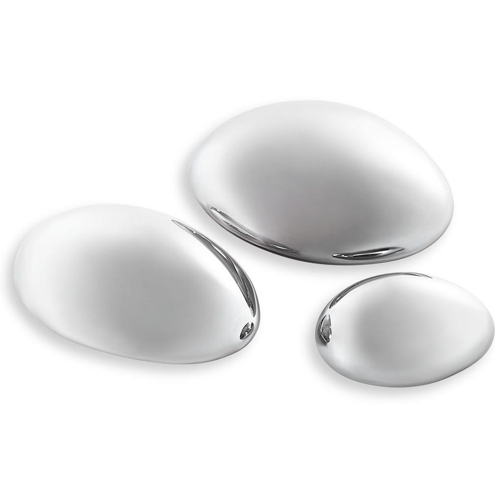 Uttermost - Uttermost Aynalı Taş Objeler 3'Lü Set