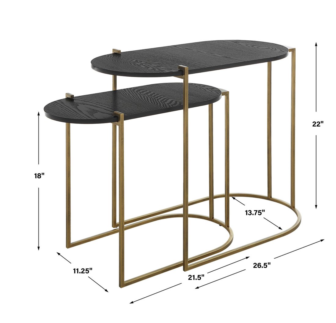 Uttermost - Uttermost Aztec Nesting Tables Set 2 