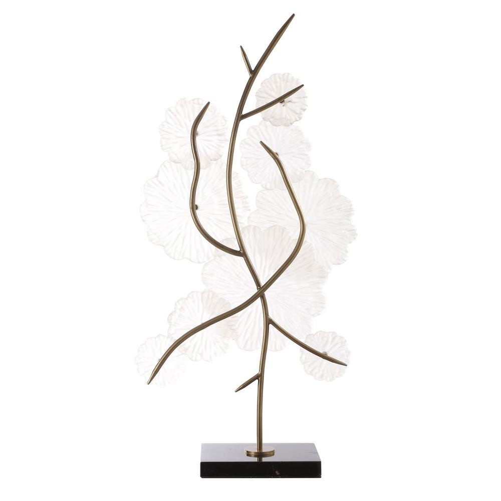 Uttermost - Uttermost Cam Çiçek Heykeli