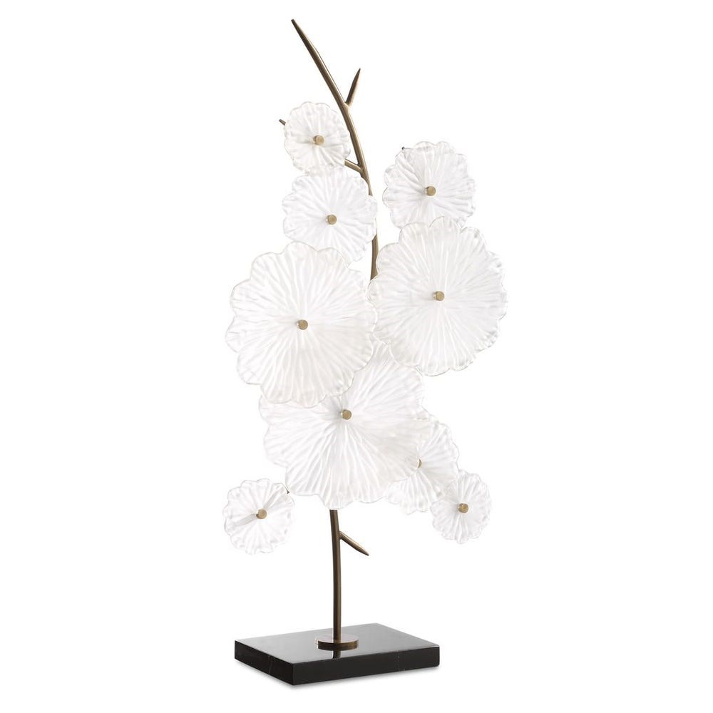 Uttermost - Uttermost Cam Çiçek Heykeli