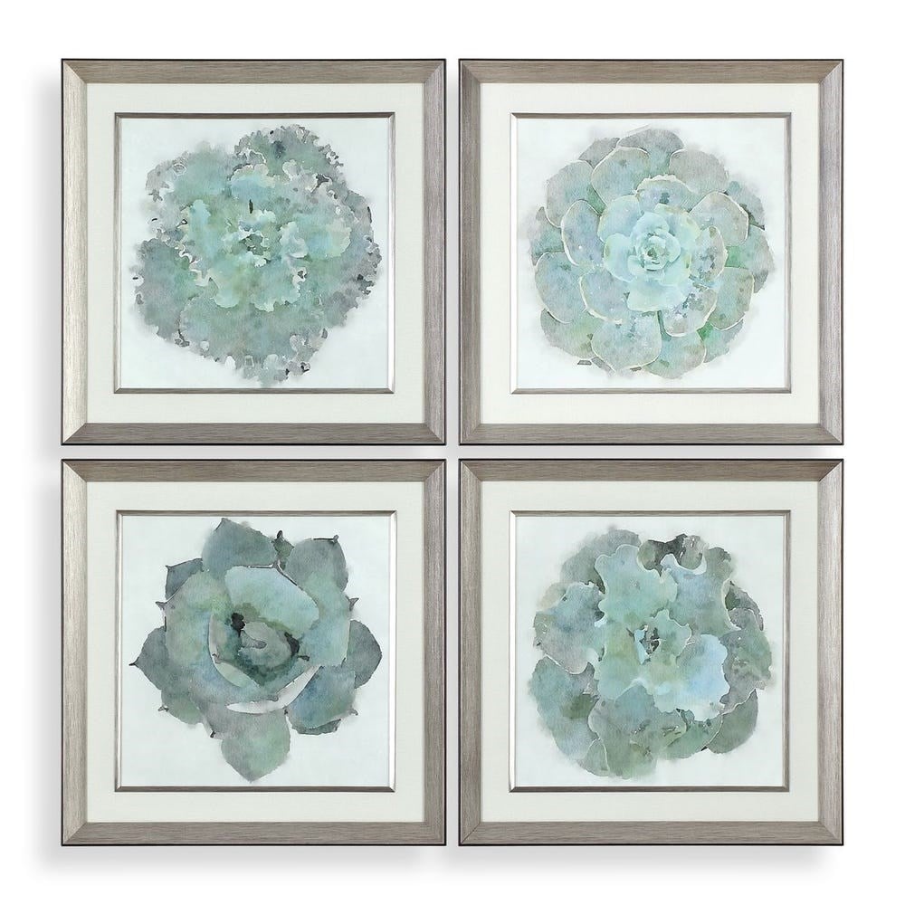 Uttermost - Uttermost Doğal Güzellikler Çerçeveli Baskılar 4' Lü Set
