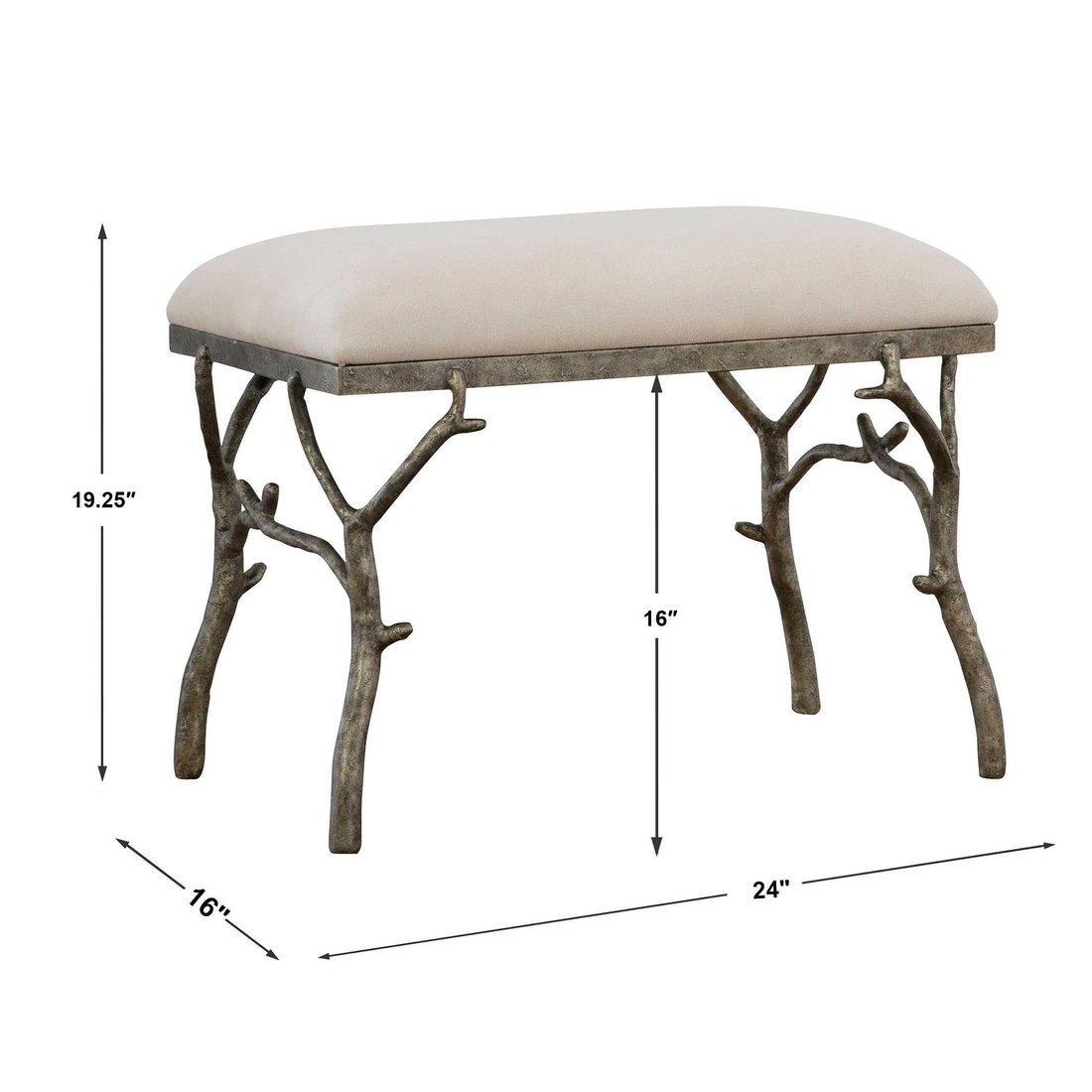 Uttermost - Uttermost Lismore Small Bench