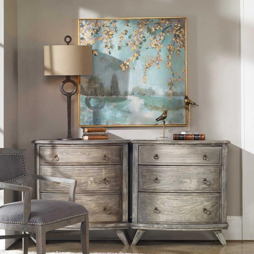 Uttermost - UTTERMOST PEACEFUL HAND PAINTED CANVAS TABLO 