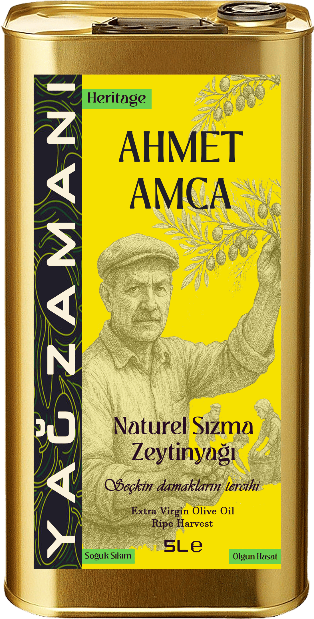 5+5 Litre Olgun Hasat Naturel Sızma Zeytinyağı