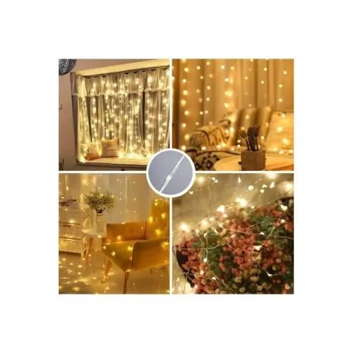 8 Fonksiyonlu Uzaktan Kumandalı Peri Perde Led - 3x3 Metre Günışığı