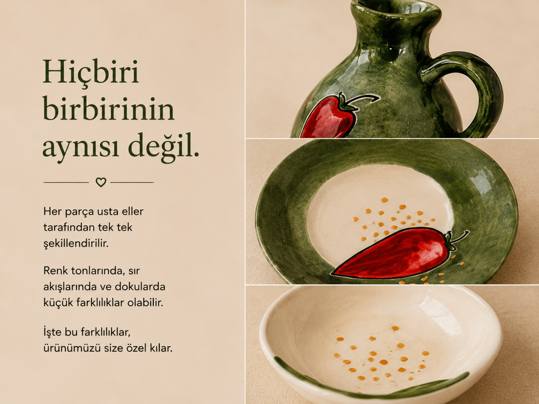 Hand Made Seramik Kahvaltı Takımı