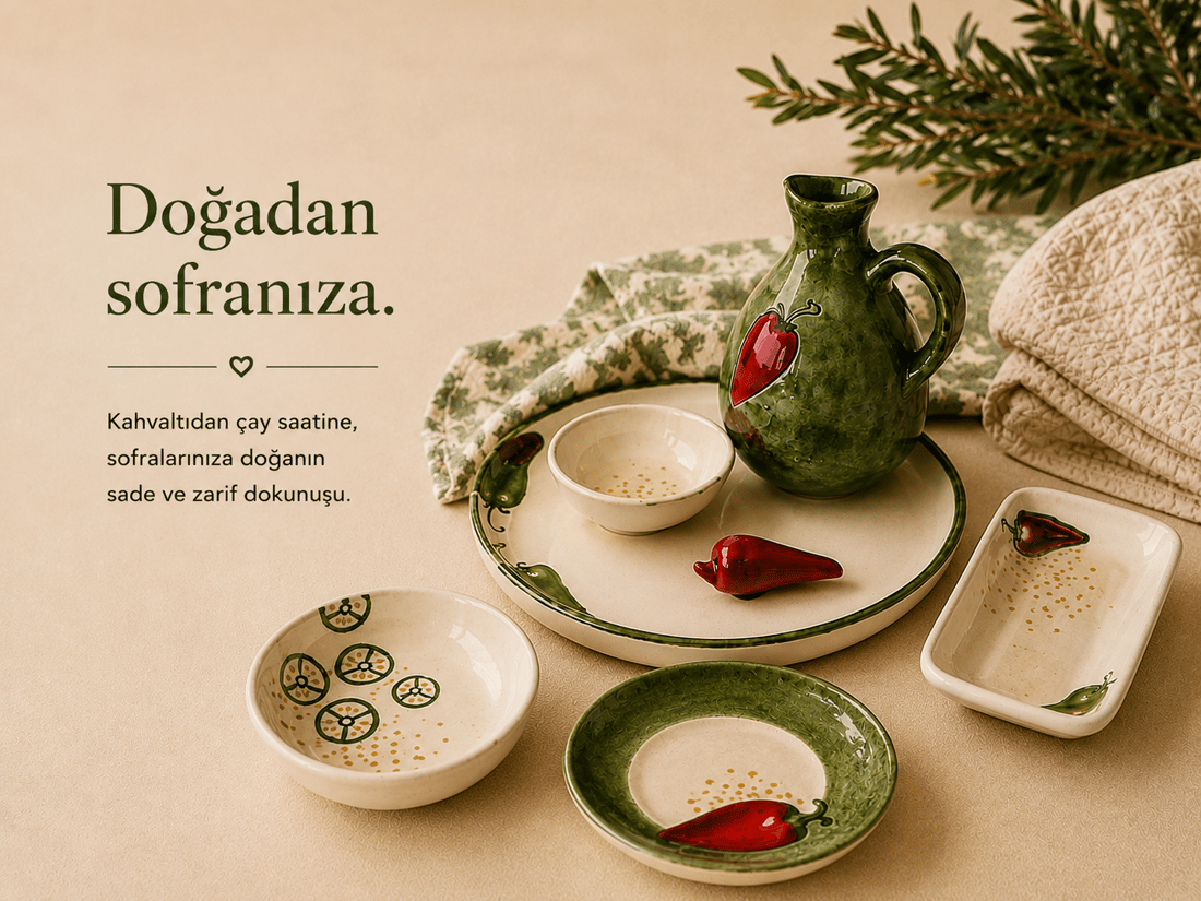 Hand Made Seramik Kahvaltı Takımı